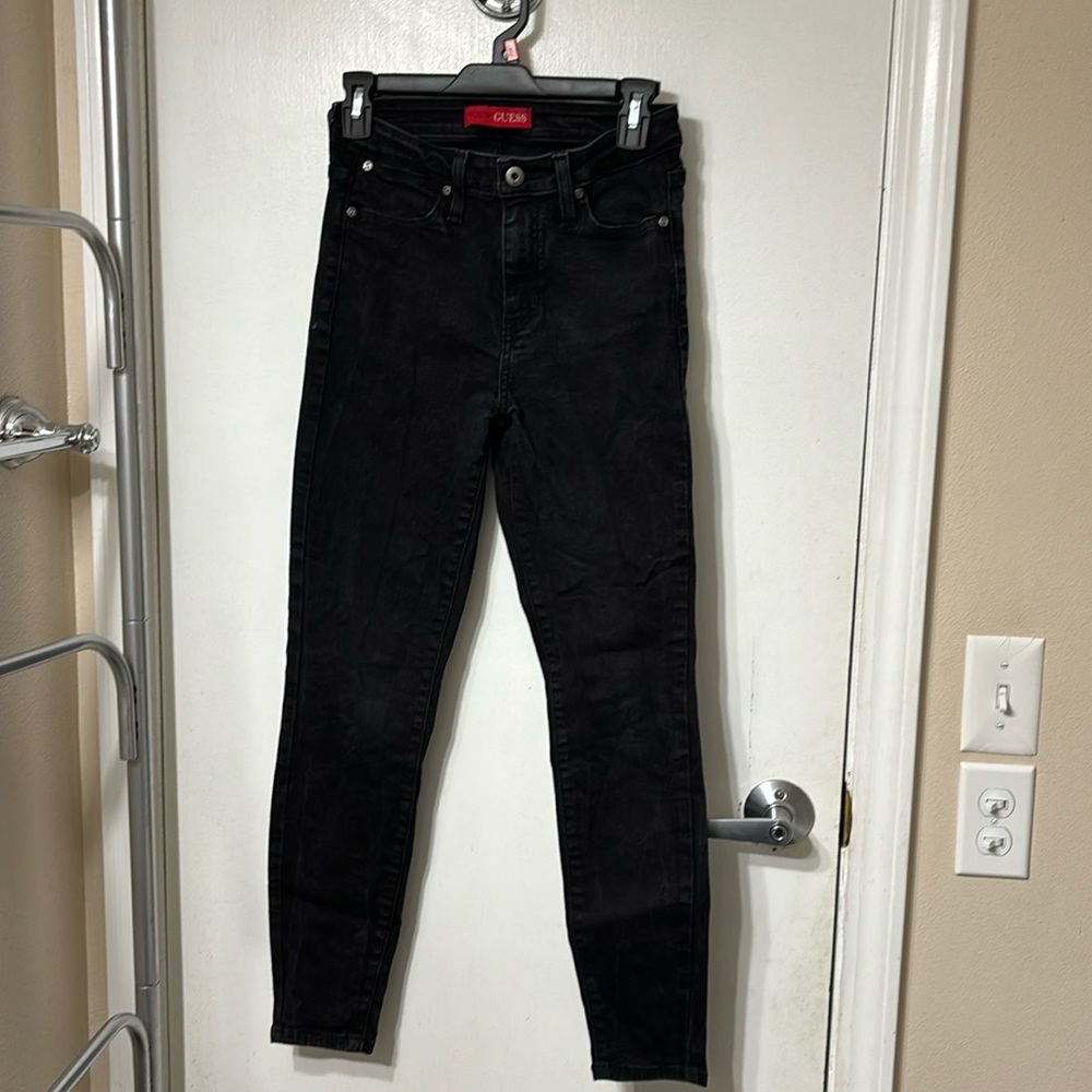 Black guess skinny jeans